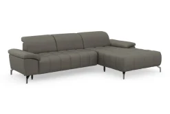sit&more Ecksofa »Cool L-Form« wahlweise mit Kopfteilverstellung und Vorziehsitz, motorisch