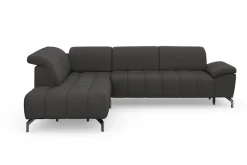 sit&more Ecksofa »Cool L-Form« wahlweise mit Kopfteilverstellung und Vorziehsitz motorisch