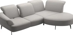 sit&more Ecksofa »Dance, L-Form, inkl. Sitztiefenverstellung« inkl. Click&Seat, optional mit Kopfteilverstellung