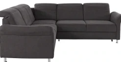 sit&more Ecksofa »Darwin L-Form« inklusive Federkern, wahlweise mit Kopfteilverstellung, Schlaffunktion