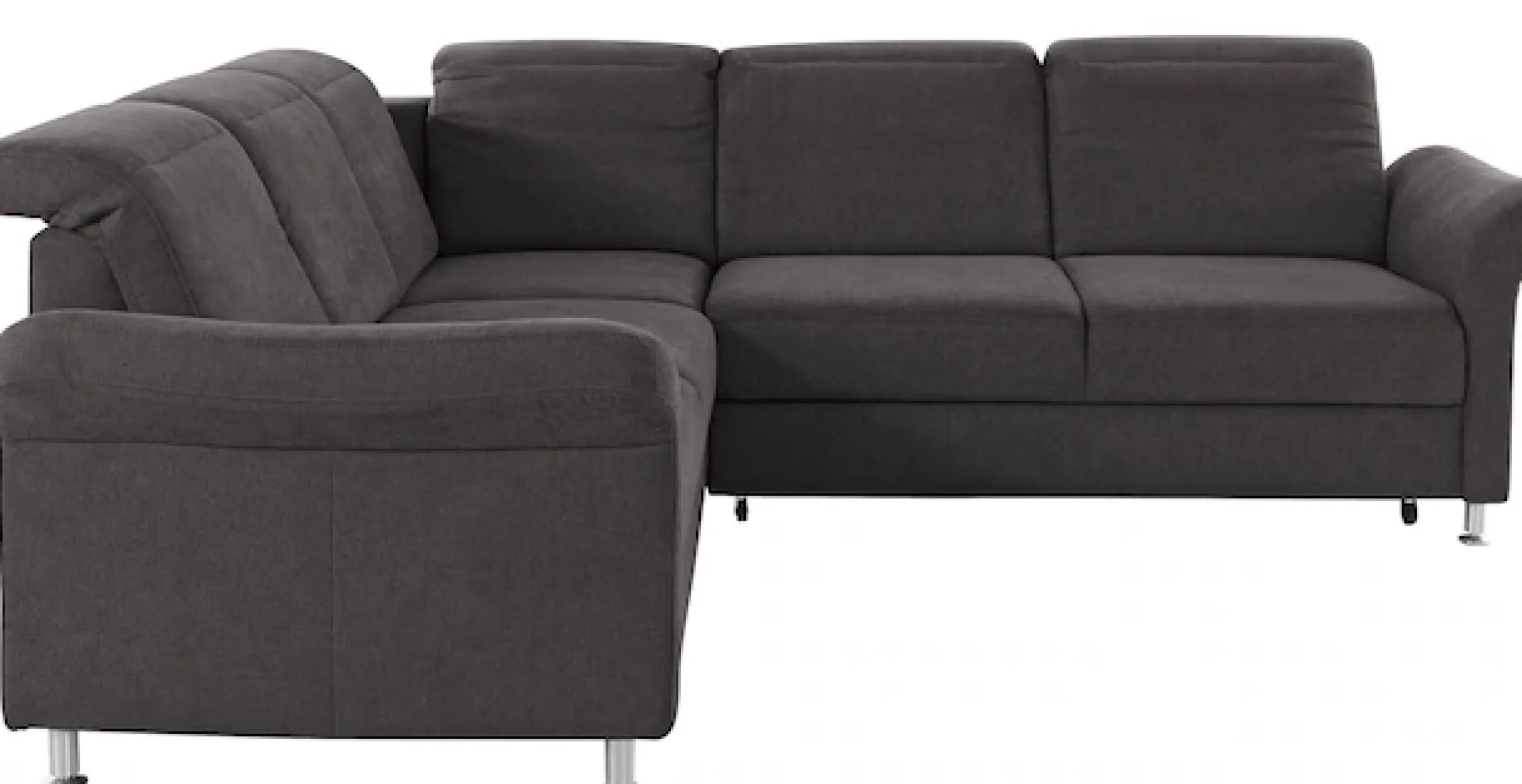sit&more Ecksofa »Darwin L-Form« inklusive Federkern, wahlweise mit Kopfteilverstellung, Schlaffunktion