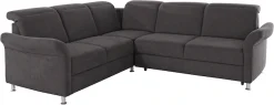 sit&more Ecksofa »Darwin L-Form« inklusive Federkern, wahlweise mit Kopfteilverstellung, Schlaffunktion