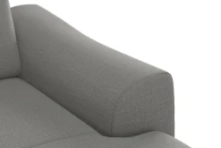 sit&more Ecksofa »Dundee L-Form« mit Federkern und Edelstahlfüßen, wahlweise mit Kopfteilverstellung