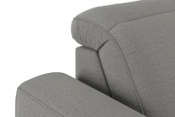 sit&more Ecksofa »Dundee L-Form« mit Federkern und Massivholzfüßen, wahlweise mit Kopfteilverstellung