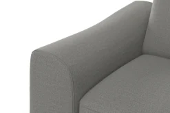 sit&more Ecksofa »Dundee L-Form« mit Federkern und Massivholzfüßen, wahlweise mit Kopfteilverstellung