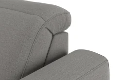 sit&more Ecksofa »Dundee L-Form« mit Federkern und Massivholzfüßen, wahlweise mit Kopfteilverstellung