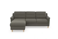 sit&more Ecksofa »Farö L-Form« inklusive Federkern, wahlweise mit Schlaffunktion und Bettkasten