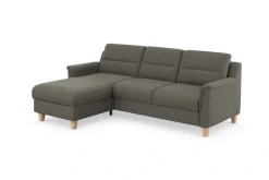 sit&more Ecksofa »Farö L-Form« inklusive Federkern, wahlweise mit Schlaffunktion und Bettkasten