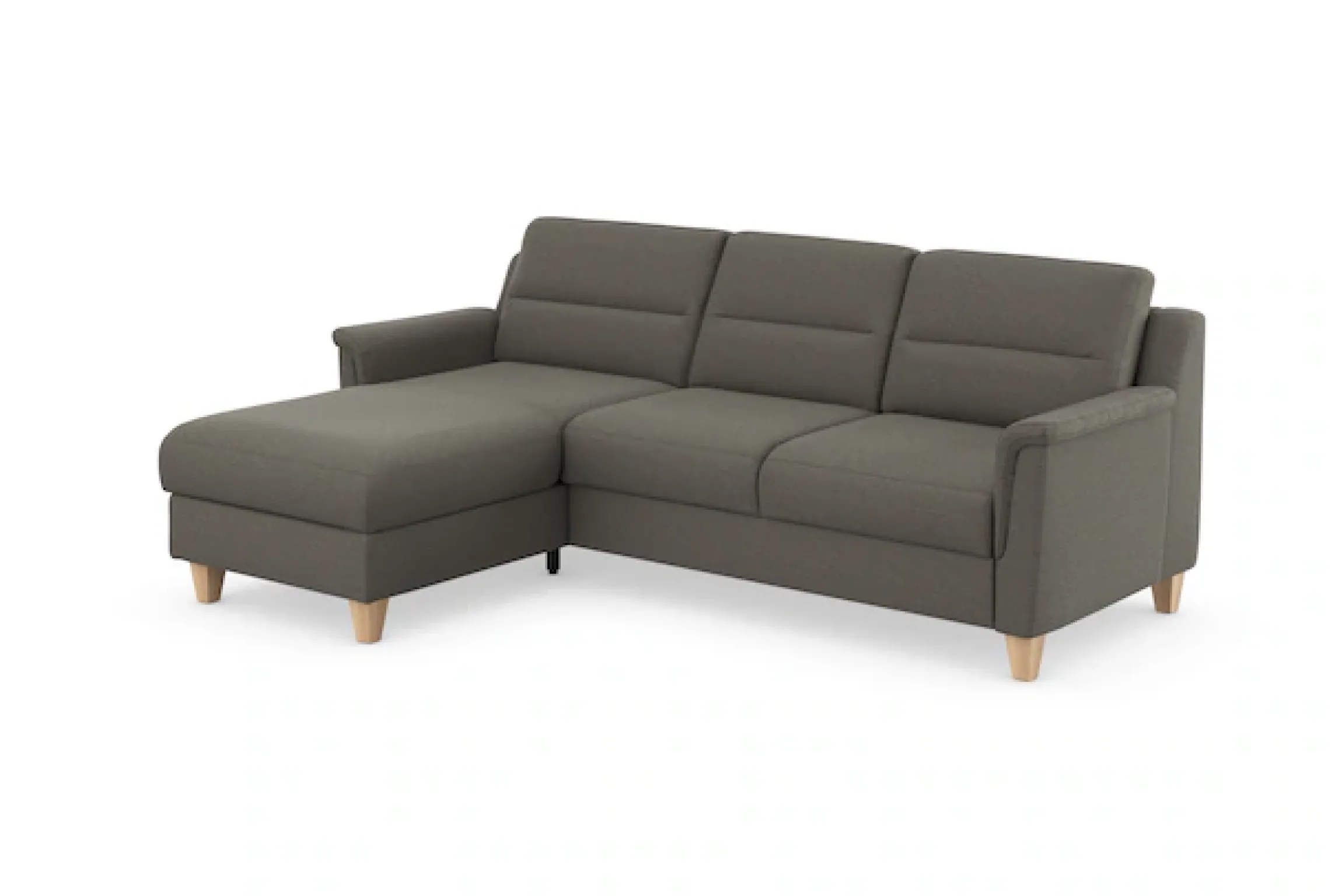 sit&more Ecksofa »Farö L-Form« inklusive Federkern, wahlweise mit Schlaffunktion und Bettkasten