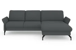 sit&more Ecksofa »Fashion L-Form« wahlweise mit Kopfteilverstellung und Vorziehsitz, motorisch