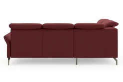 sit&more Ecksofa »Fashion L-Form« wahlweise mit Kopfteilverstellung, Vorziehsitz, motorisch, Nickelfüße