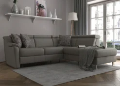 sit&more Ecksofa »Freetown L-Form« inklusive Kopfteilverstellung und komfortablem Federkern