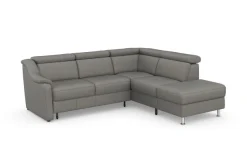 sit&more Ecksofa »Freetown L-Form« inklusive Kopfteilverstellung und komfortablem Federkern