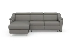 sit&more Ecksofa »Freetown L-Form« inklusive Kopfteilverstellung und komfortablem Federkern