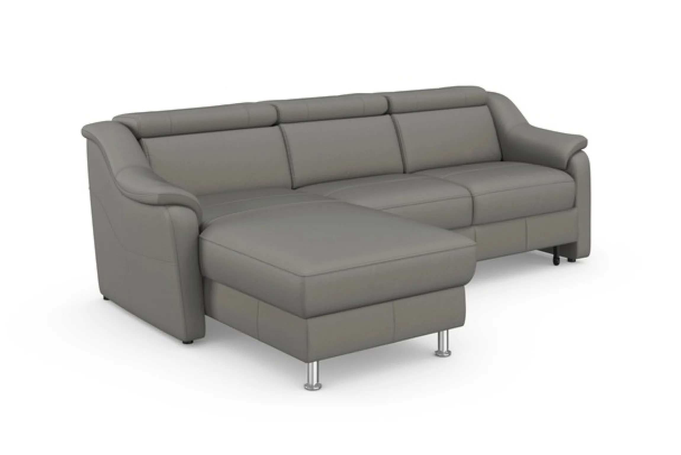 sit&more Ecksofa »Freetown L-Form« inklusive Kopfteilverstellung und komfortablem Federkern