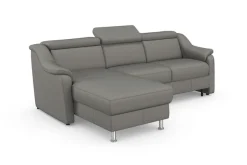 sit&more Ecksofa »Freetown L-Form« inklusive Kopfteilverstellung und komfortablem Federkern