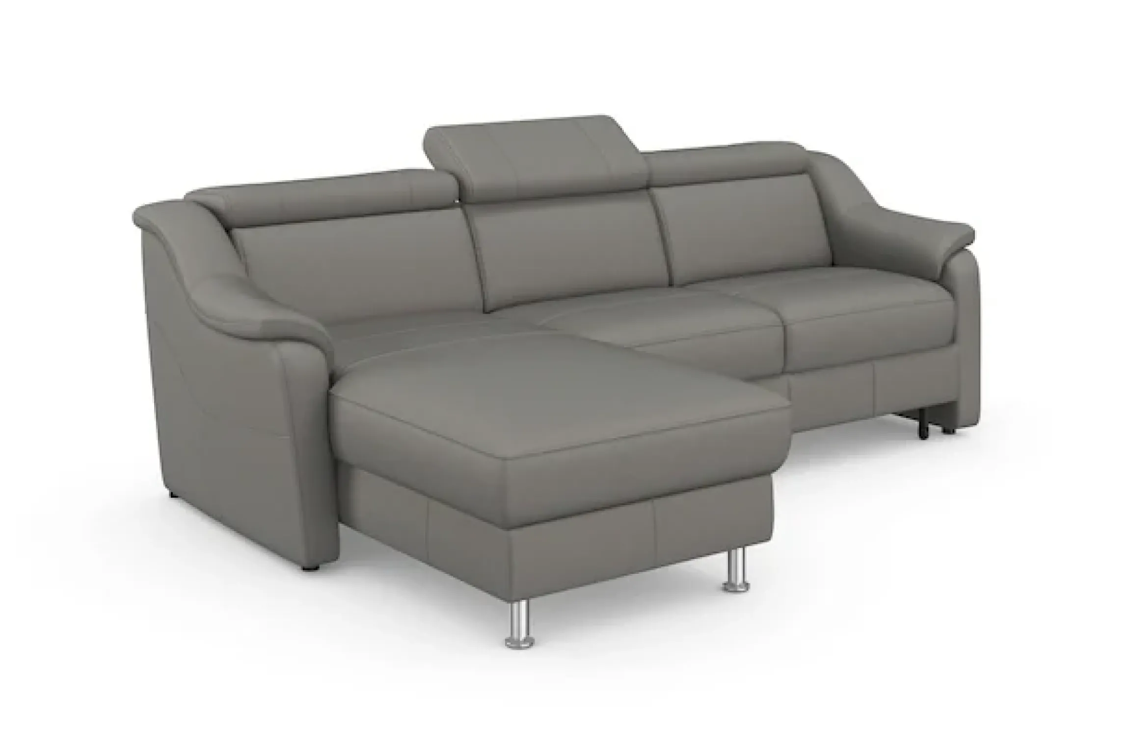 sit&more Ecksofa »Freetown L-Form« inklusive Kopfteilverstellung und komfortablem Federkern