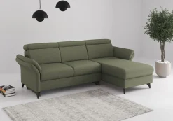 sit&more Ecksofa »Glendale, L-Form« inkl. Kopfteilverstellung, wahlweise mit Vorziehsitz und Bettkasten