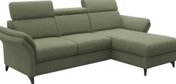 sit&more Ecksofa »Glendale, L-Form« inkl. Kopfteilverstellung, wahlweise mit Vorziehsitz und Bettkasten