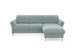 sit&more Ecksofa »Grenoble L-Form mit Federkern« wahlweise mit Schlaffunktion, Bettkasten, Arm- und Kopfteilverstellung