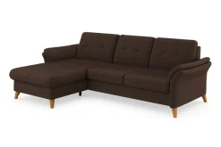 sit&more Ecksofa »Göteborg« Sitztiefenverstellung und Federkern, wahlweise mit Bettfunktion