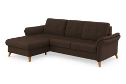 sit&more Ecksofa »Göteborg« Sitztiefenverstellung und Federkern, wahlweise mit Bettfunktion