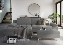 sit&more Ecksofa »Latigo L-Form« mit Mega-Recamiere, wahlweise mit Schlaffunktion und Bettkasten