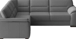 sit&more Ecksofa »Montego L-Form, B: 256 cm, große Stoffauswahl, Komfortsitzhöhe 46 cm« optional Schlaffunktion und Schubkasten mit Stauraum