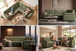 sit&more Ecksofa »Montego L-Form, B: 256 cm, große Stoffauswahl, Komfortsitzhöhe 46 cm« optional Schlaffunktion und Schubkasten mit Stauraum