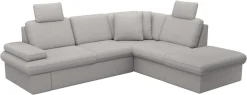 sit&more Ecksofa »Moreno L-Form, B: 238 cm« mit Armteilverstellung, optional Schlaffunktion