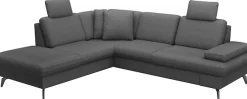 sit&more Ecksofa »Morris Jubi L-Form, B: 238 cm« mit Armteilfunktion & 1 Zierkissen, optional Schlaffunktion