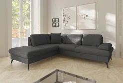 sit&more Ecksofa »Morris Jubi L-Form, B: 238 cm« mit Armteilfunktion & 1 Zierkissen, optional Schlaffunktion