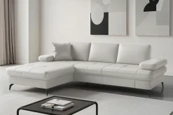 sit&more Ecksofa »Morris Jubi, Recamiere, Breite 247 cm« mit Armteilfunktion,, wahlweise mit Schlaffunktion