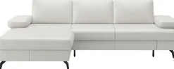 sit&more Ecksofa »Morris Jubi, Recamiere, Breite 247 cm« mit Armteilfunktion,, wahlweise mit Schlaffunktion