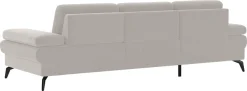 sit&more Ecksofa »Morris L-Form, inkl. Sitztiefenverstellung« wahlweise mit Armteilverstellung, Schlaffunktion & Bettkasten
