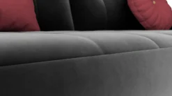 sit&more Ecksofa »Orient 1 L-Form« inkl. 4 Zierkissen mit Strass-Stein, goldfarbene Metallfüße