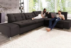 sit&more Ecksofa »Pale L-Form« inklusive Kopfteilverstellung, wahlweise mit Schlaffunktion