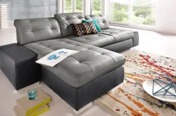 sit&more Ecksofa »Palomino L-Form« wahlweise XL oder XXL und mit Schlaffunktion
