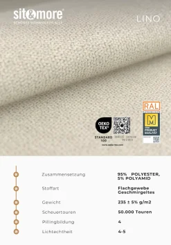 sit&more Ecksofa »Pamela, B: 218 cm, L-Form, wahlweise mit Schlaffunktion und Bettkasten« mit Federkern