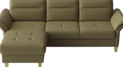 sit&more Ecksofa »Pamela L-Form, Leder, B: 218 und 230 cm« optional Armteilverstellung, Schlaffunktion & Bettkasten