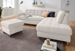 sit&more Ecksofa »Picasso L-Form« wahlweise mit Schlaffunktion und Bettkasten