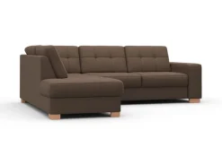 sit&more Ecksofa »Quincy L-Form« wahlweise mit Schlaffunktion und Bettkasten