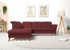 sit&more Ecksofa »Romero L-Form« wahlweise mit oder ohne TV-Funktion, Schlaffunktion, Bettkasten