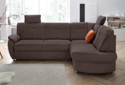 sit&more Ecksofa »Sonoma L-Form« wahlweise mit Schlaffunktion und Bettkasten