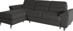 sit&more Ecksofa »Sorano L-Form« wahlweise mit Schlaffunktion und Bettkasten