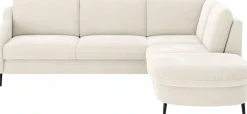 sit&more Ecksofa »Soul L-Form« wahlweise mit Schlaffunktion und Bettkasten oder Schubkasten