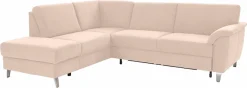 sit&more Ecksofa »Texel L-Form« mit Federkern, wahlweise mit Schlaffunktion und Bettkasten