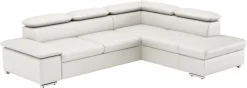 sit&more Ecksofa »Valantine L-Form, B: 272 cm, Leder, mit Arm- und Kopfteilverstellung« optional Schlaffunktion, Komfortsofa, modern