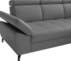 sit&more Ecksofa »Vanity L-Form, B: 264 cm, Leder« Inkl.Sitz-,Kopf-und Armteilverstellung