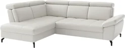 sit&more Ecksofa »Vanity L-Form, B: 254 cm, Leder« Inkl.Sitz-,Kopf-und Armteilverstellung